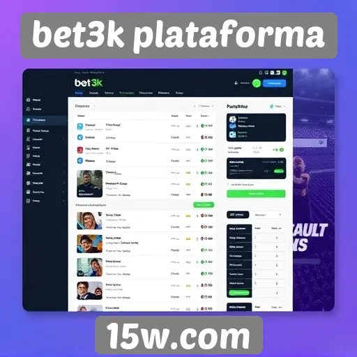 Avaliação da interface de usuário da bet3k plataforma